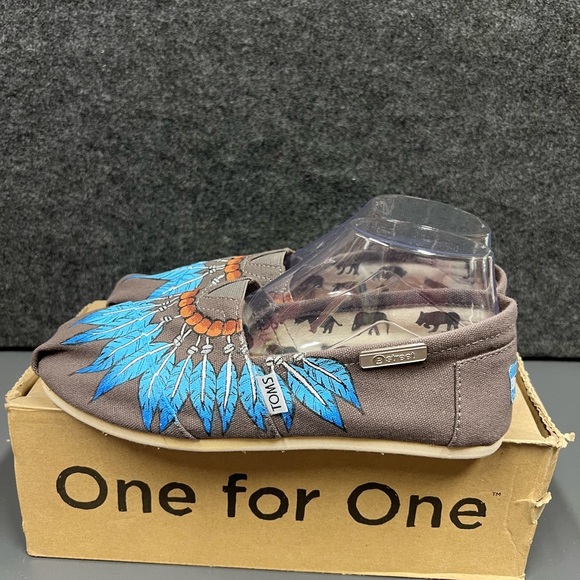 Toms Classic Alpargata “Feathers” Women’s Shoe Size 8.5 - Picture 4 of 12